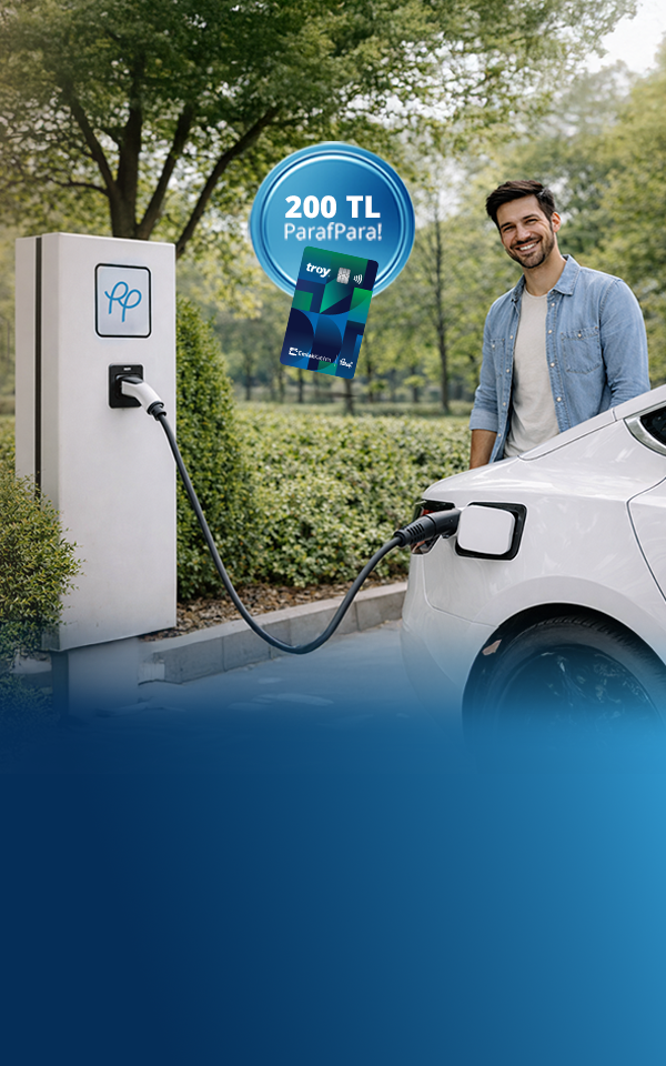 Elektrikli Araç Şarj İstasyonu Harcamalarınıza 200 TL ParafPara!
