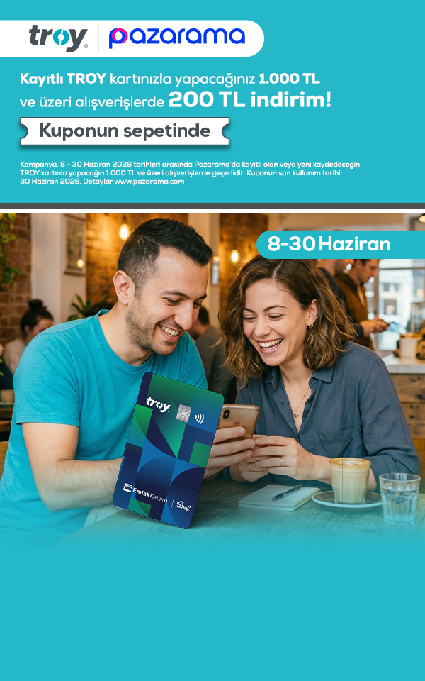  TROY ile Pazarama’da 200 TL İndirim!
