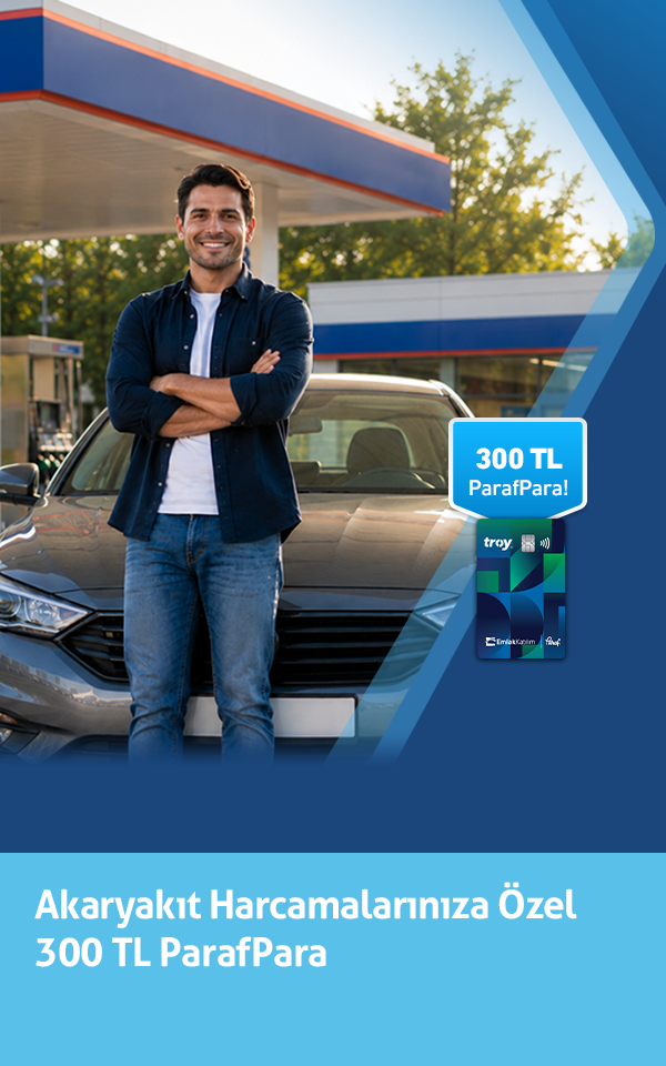 Akaryakıt Harcamalarınıza 300 TL ParafPara!