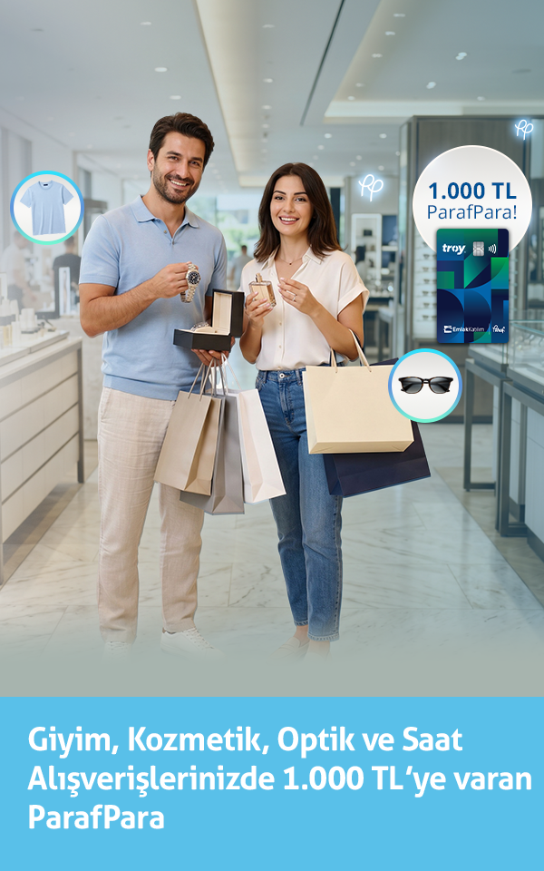 Giyim ve Kozmetik Alışverişlerinize 1.000 TL ParafPara!