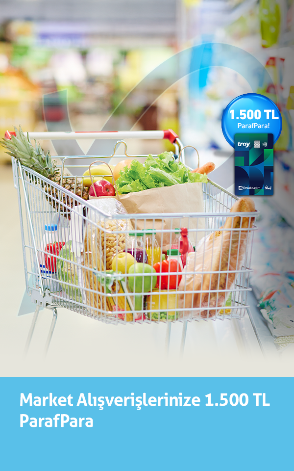 Market Alışverişlerinize 800 TL ParafPara!