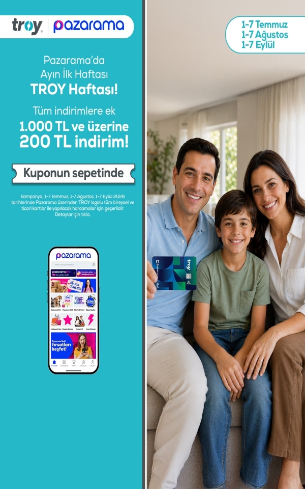 Pazarama’da Ayın İlk Haftası TROY Haftası!