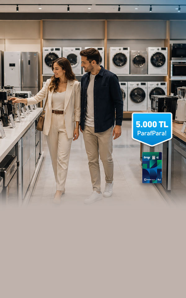 Beyaz Eşya ve Elektronik Alışverişlerinize 5.000 TL'ye varan ParafPara!